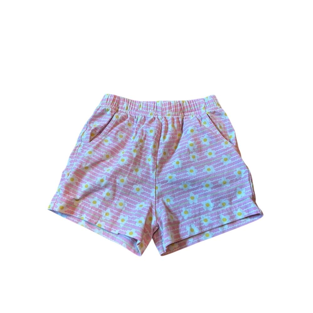 Blossom & Sprout Pink Daisy Girl's Shorts Size 5 - Picture 1 of 3